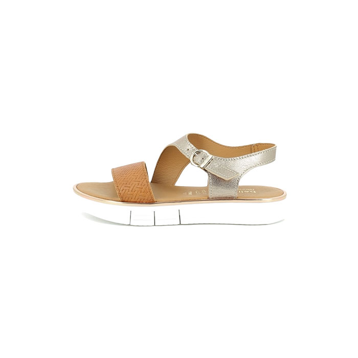 Bellamy fille cuvaco cuir lisse camel scratch