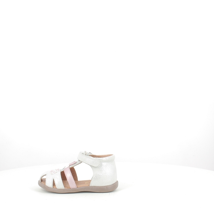 Gbb debout enita cuir lisse blanc scratch