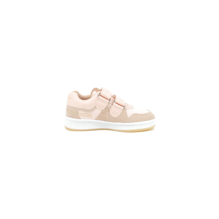 Kickers premier pas bisckoto cuir lisse rose scratch1554702_3