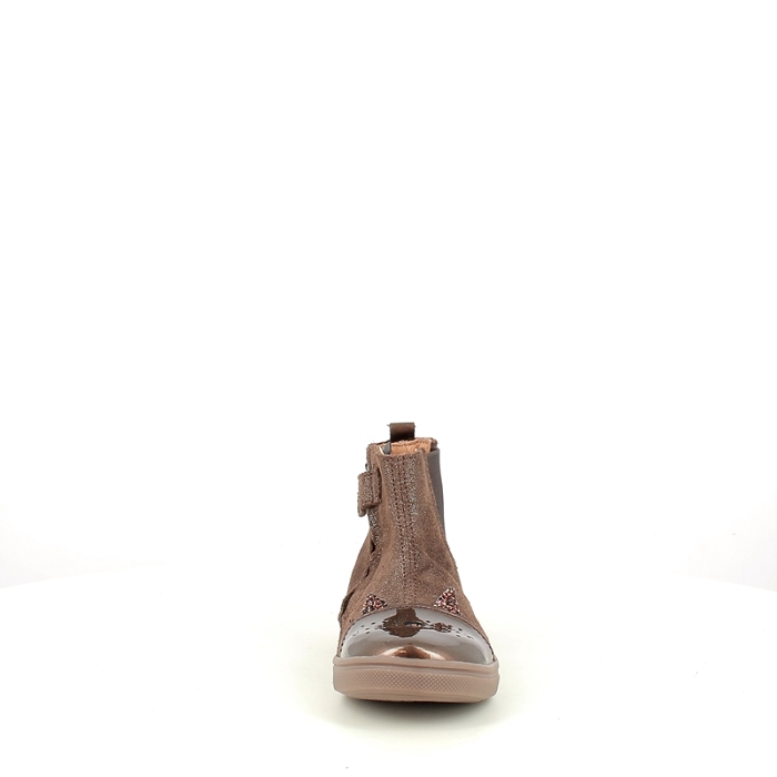 Gbb fille jessine cuir velours marron zip1594503_2