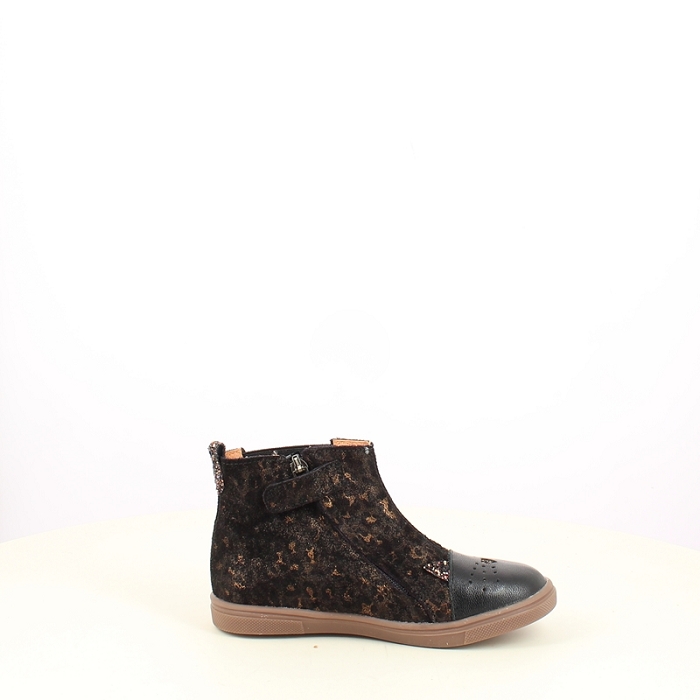 Gbb fille jessine cuir velours bronze zip1594504_3