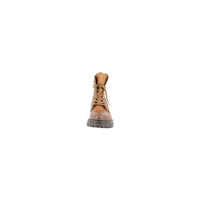 Geox bottine d16hrc cuir lisse cognac lacet zip1601001_2