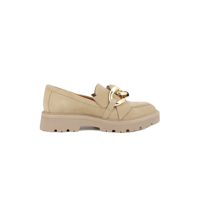 Regarde le ciel derbies mocassins dalia 03 velours beige1612202_3