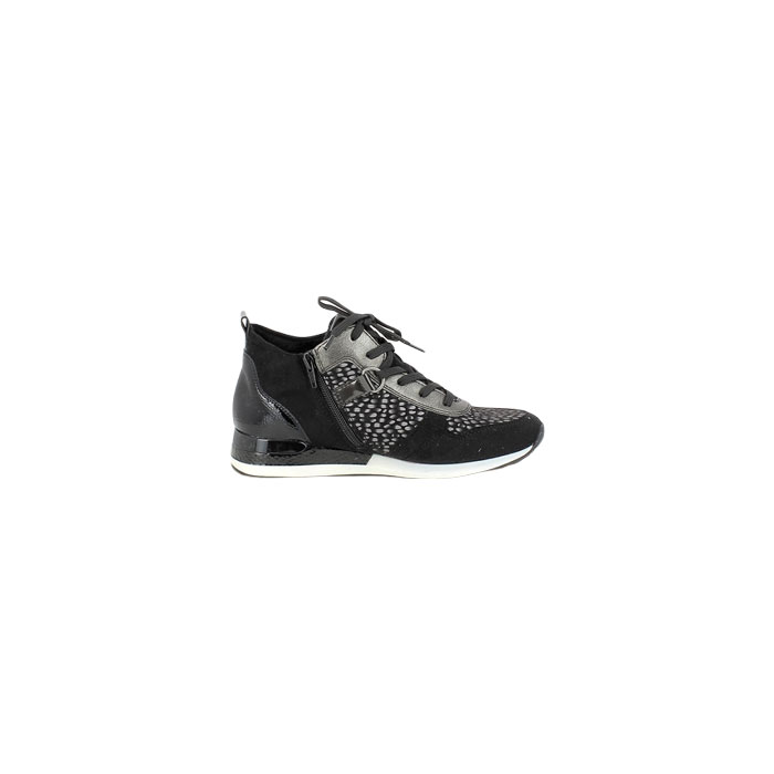 Remonte basket r2574.03 multi matiere noir lacet zip1615201_3