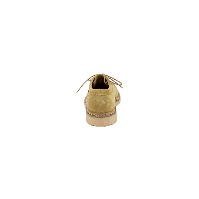 Pellet derbies mocassins macha velours beige lacet1631601_4