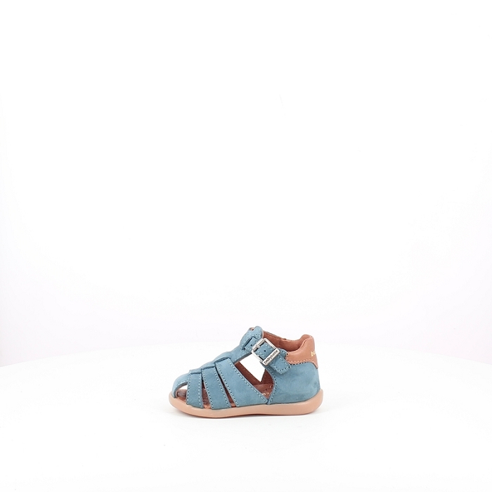 Babybotte romagnoli debout 2123b250 gimmy nubuck bleu boucle