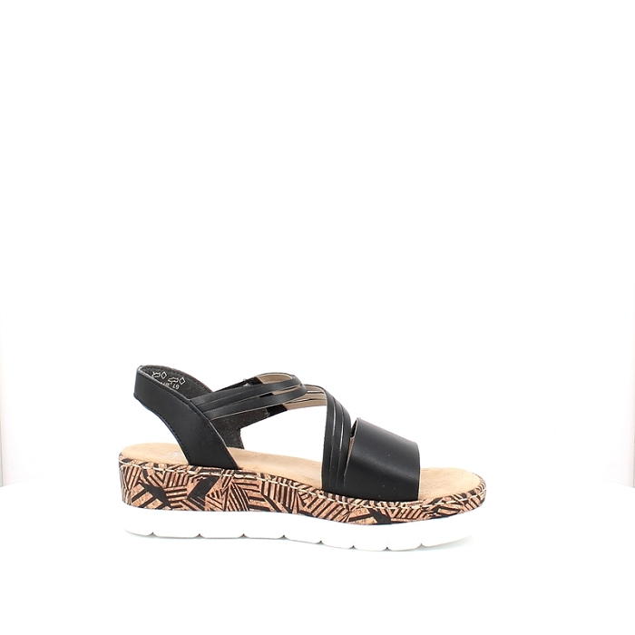 Rieker sandale v3964.01 cuir lisse noir scratch1642301_3