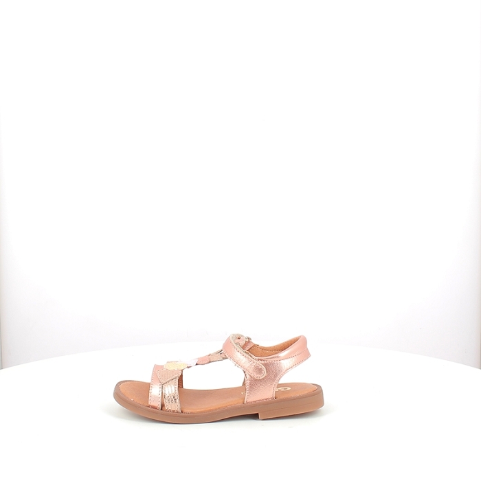 Gbb fille maisie cuir lisse rose scratch