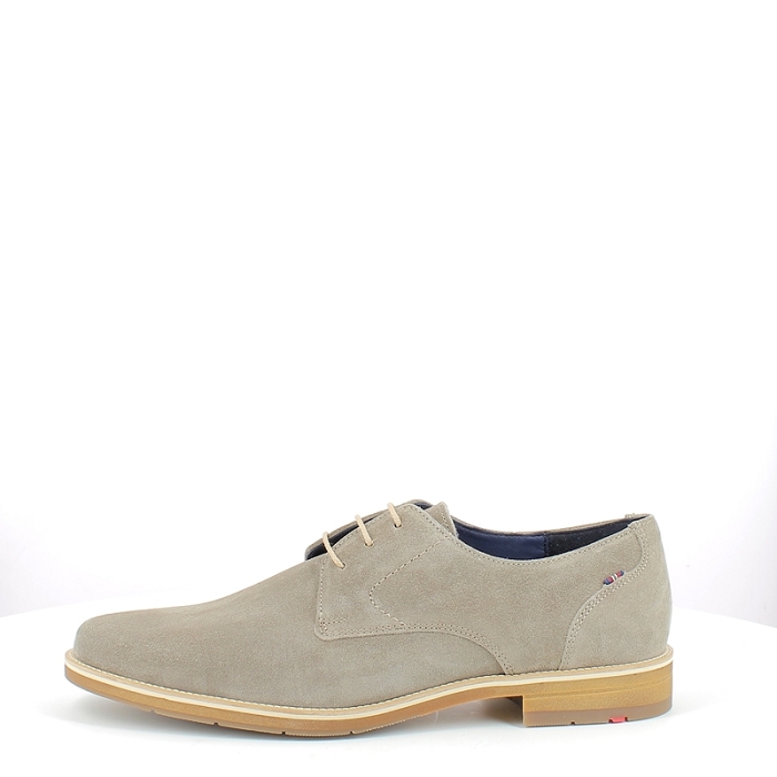 Lloyd lacet lass cuir velours taupe lacet