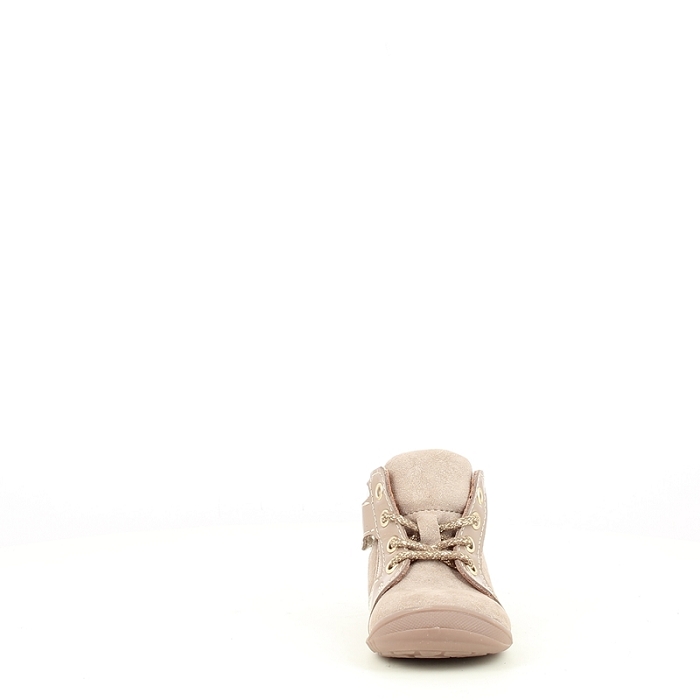 Gbb debout bichette cuir lisse beige lacet1675001_2