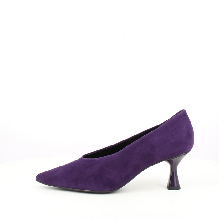 Hogl escarpin 6.106002 cuir velours violet