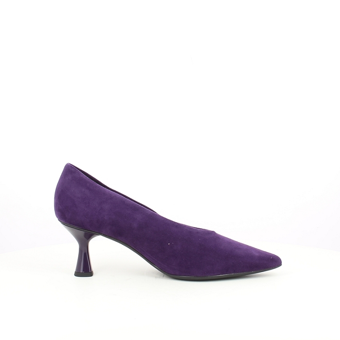 Hogl escarpin 6.106002 cuir velours violet1682002_3