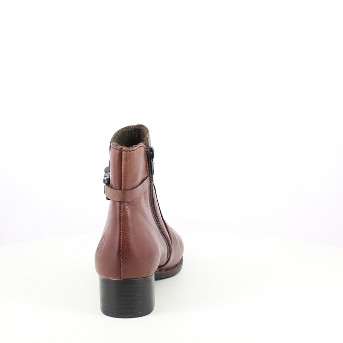 Rieker bottine 78676.25 cuir lisse cognac zip1685201_4