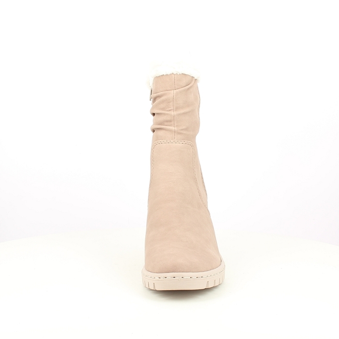 Rieker bottine y2594.20 nubuck beige zip1685301_2