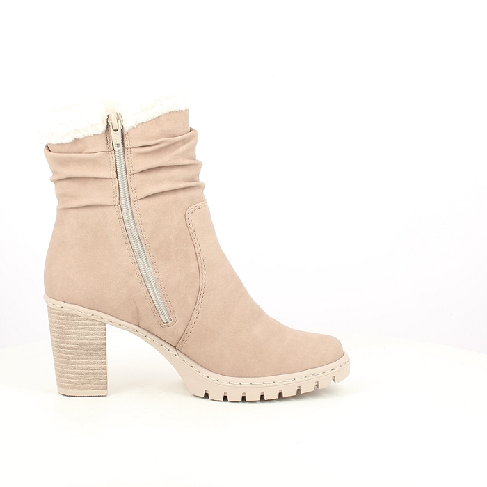 Rieker bottine y2594.20 nubuck beige zip1685301_3