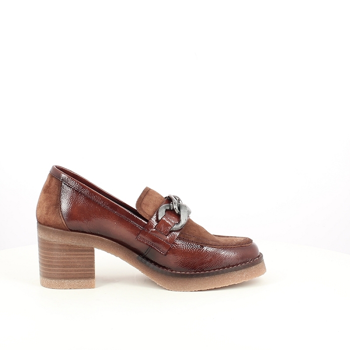 Dorking derbies mocassins d9193 cuir lisse marron1690201_3