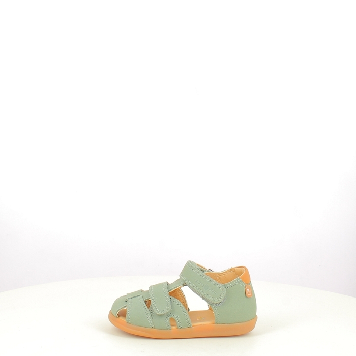 Shoo pom premier pas pika scratch cuir velours gris scratch