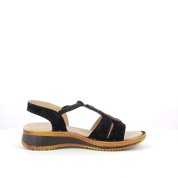 Ara sandale 1229008.01 cuir velours noir scratch1708601_3