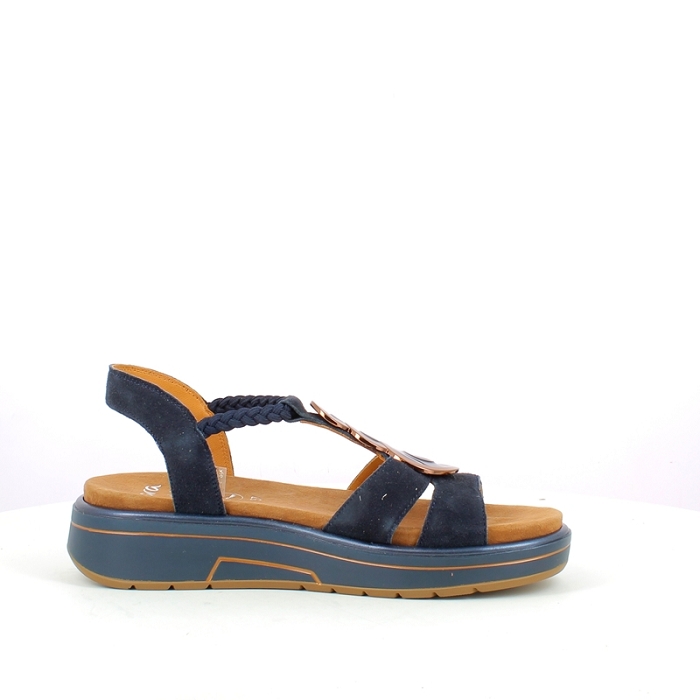 Ara sandale 1220206.02 cuir velours marine elastique1709001_3