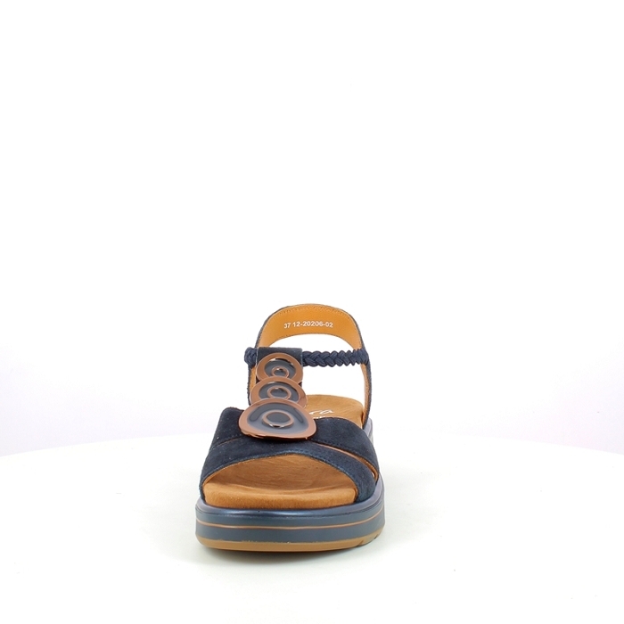 Ara sandale 1220206.02 cuir velours marine elastique1709001_4