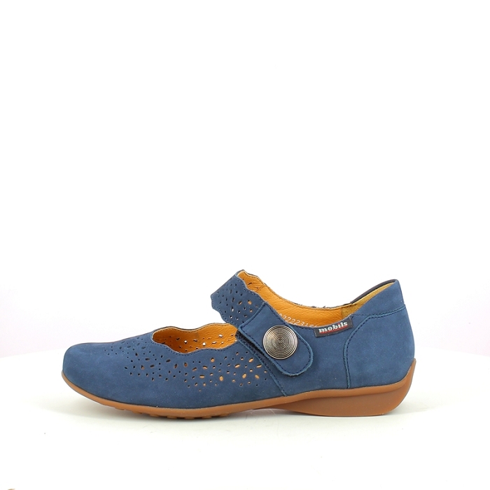 Mephisto babies fabienne nubuck bleu scratch