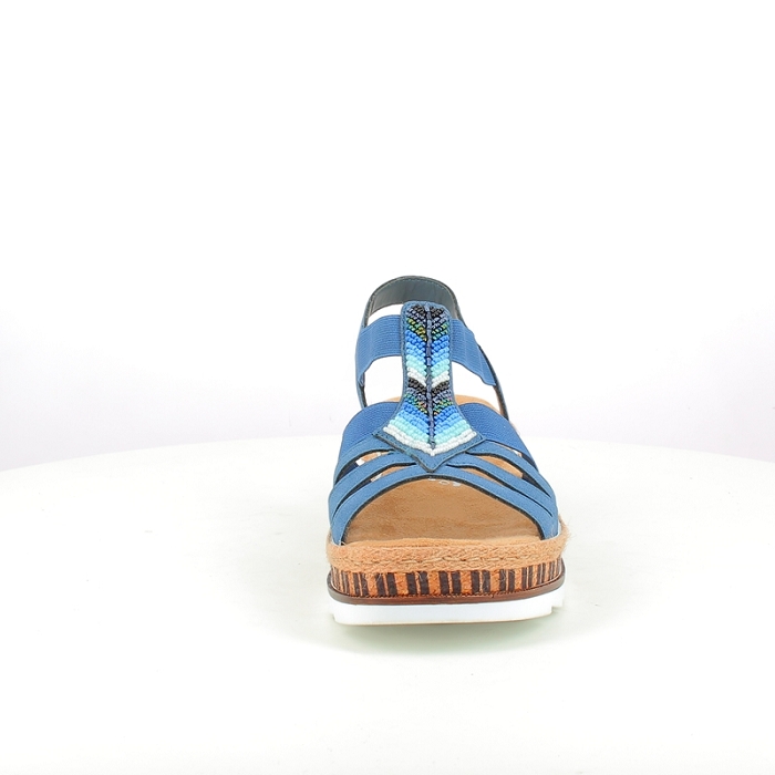 Rieker sandale v7909.12 cuir lisse marine elastique1712901_2