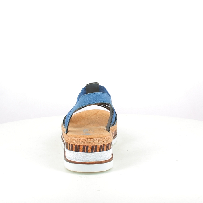 Rieker sandale v7909.12 cuir lisse marine elastique1712901_4