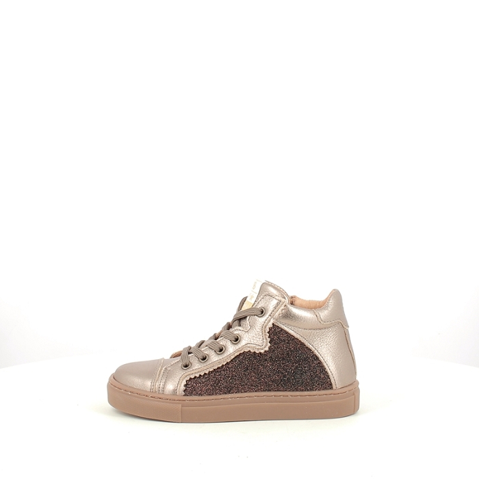 Gbb fille jayne paillette marron lacet zip