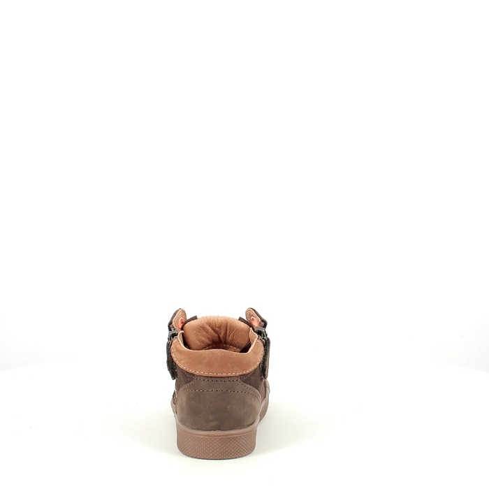 Gbb premier pas anatole nubuck marron lacet zip1717902_4