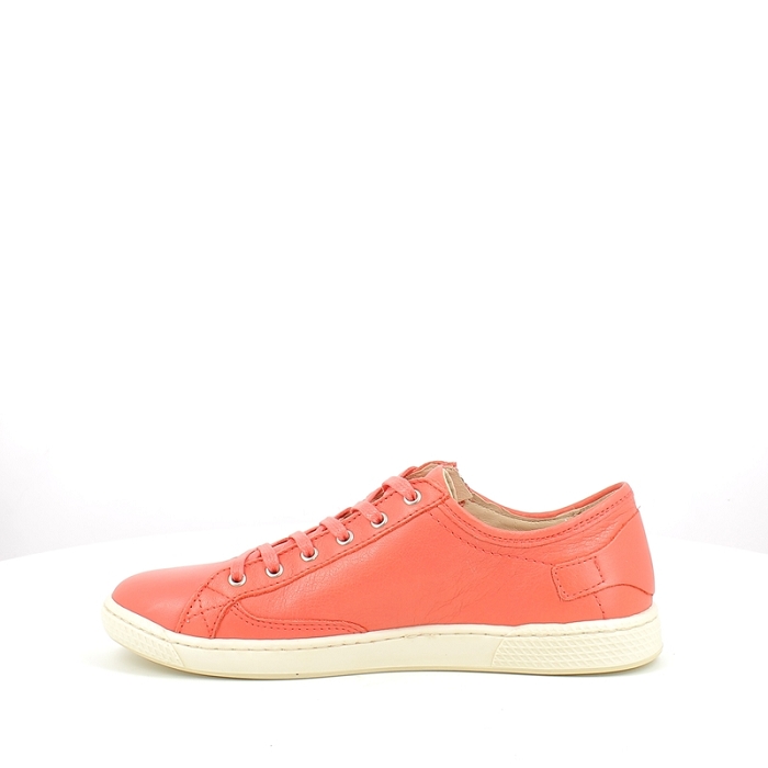 Pataugas basket jester.n cuir lisse corail lacet zip