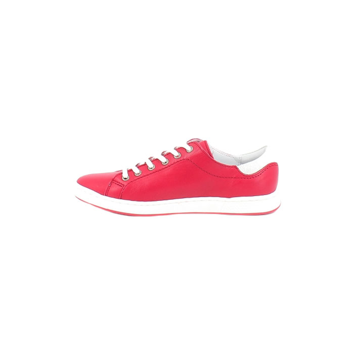 Pataugas basket jayo cuir lisse rouge lacet5090703_3