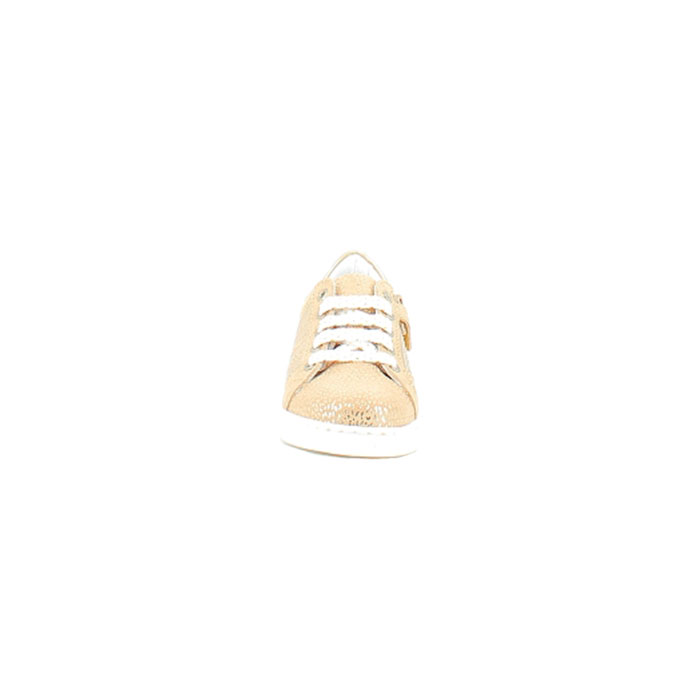 Bellamy fille okapi cuir lisse or lacet zip5128201_2