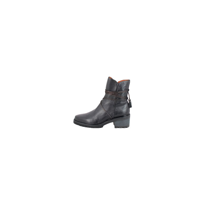 Mamzelle bottine quator cuir lisse noir zip