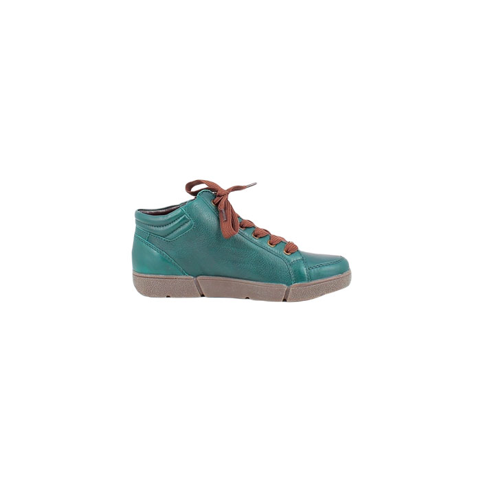 Ara basket 1214435.54 cuir lisse vert lacet zip5144501_3