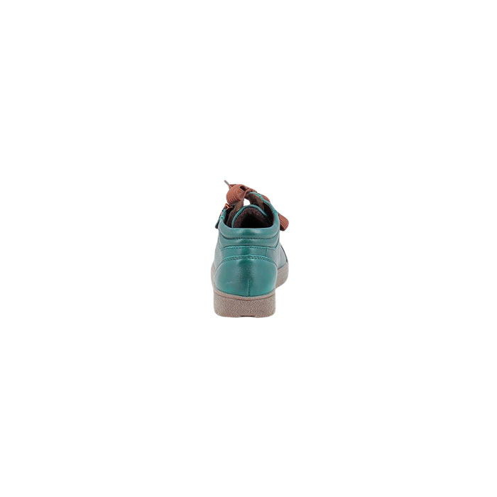 Ara basket 1214435.54 cuir lisse vert lacet zip5144501_4