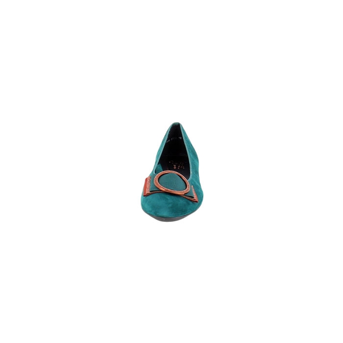 Ara ballerine 1241309.11 cuir velours vert5144902_2