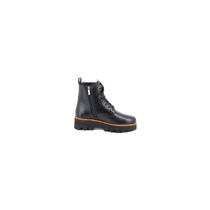 Ara bottine 1216711.01 cuir lisse noir lacet zip5145201_3