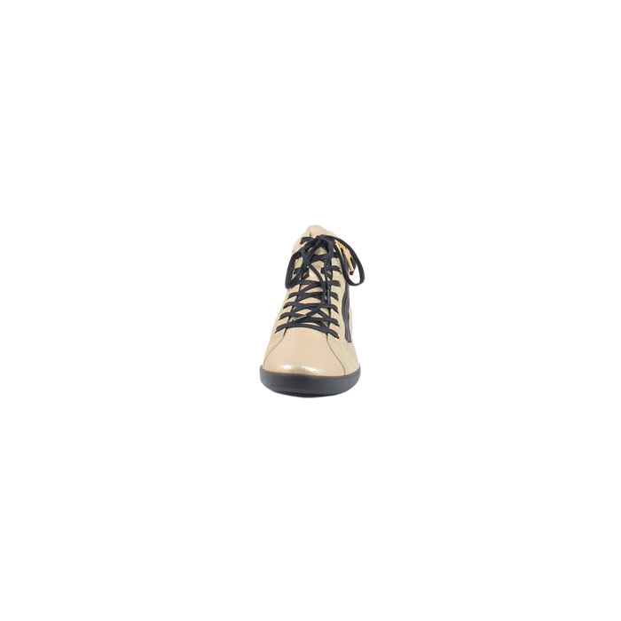 Pataugas basket palme cuir lisse or lacet5146904_2