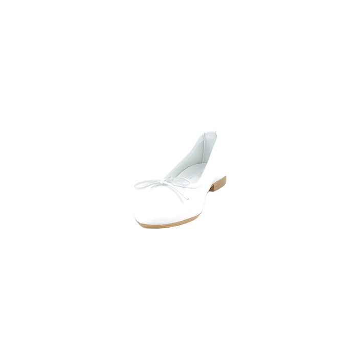 Reqins ballerine carmen cuir lisse blanc5148201_2