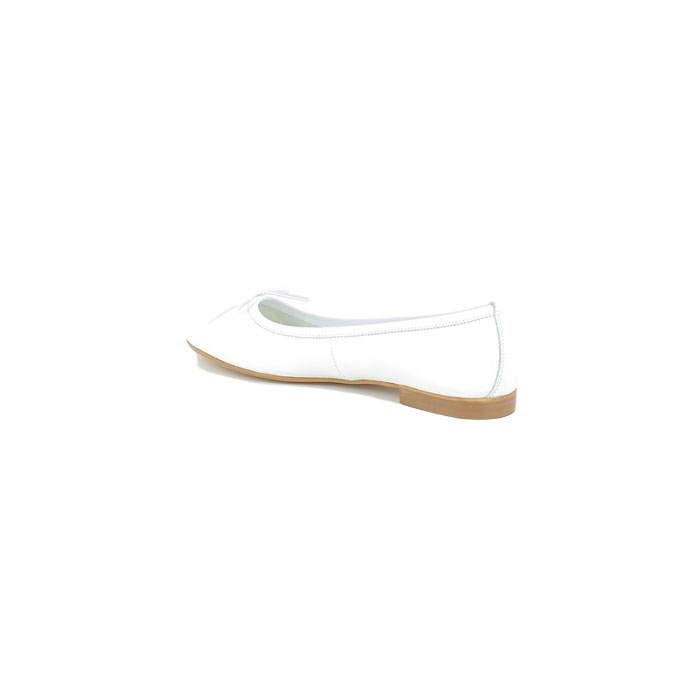 Reqins ballerine carmen cuir lisse blanc5148201_3