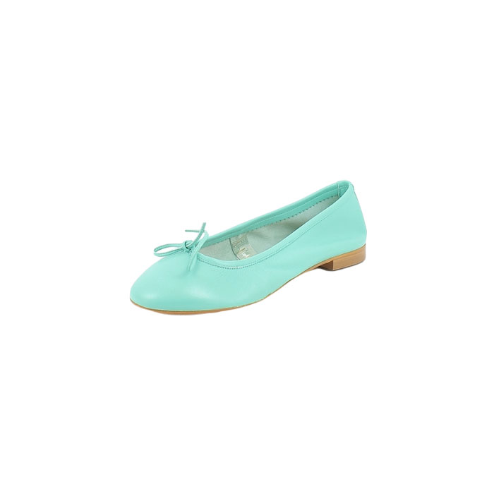 Reqins ballerine carmen cuir lisse vert5148203_3