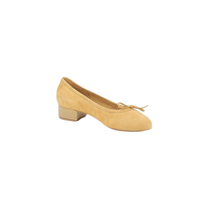 Reqins ballerine alma velours camel5148402_2