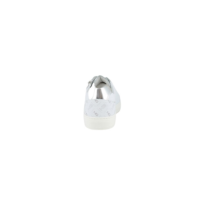 Nero giardini basket e218100d cuir lisse blanc lacet zip5149601_4