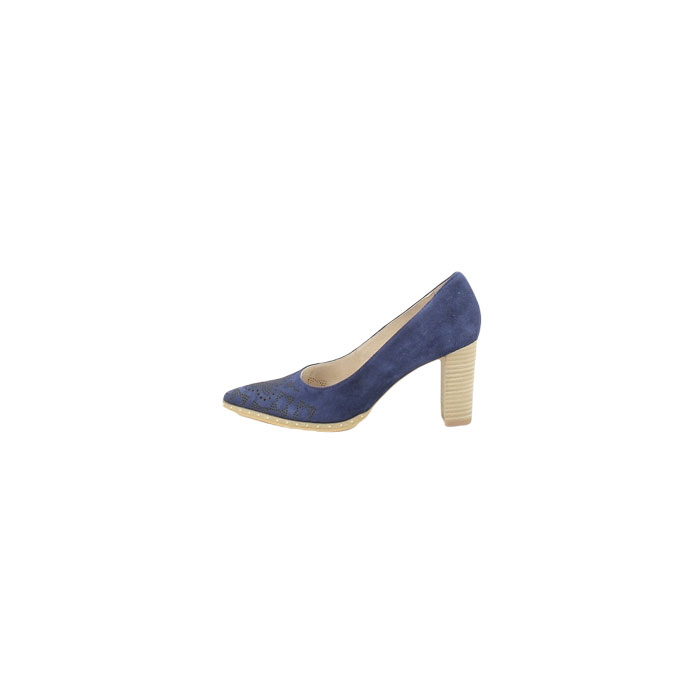 Myma escarpin 5369my cuir velours marine