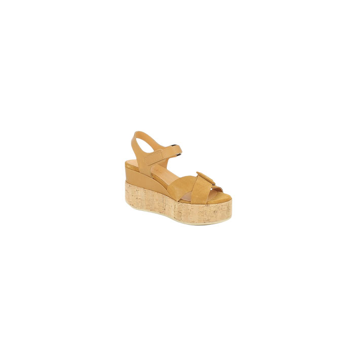 Minka design sandale cinda cuir velours camel boucle5154101_2