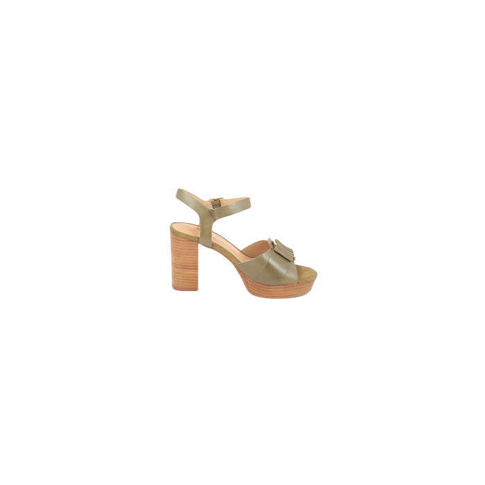 Karston sandale rianna cuir lisse kaki boucle5154902_3