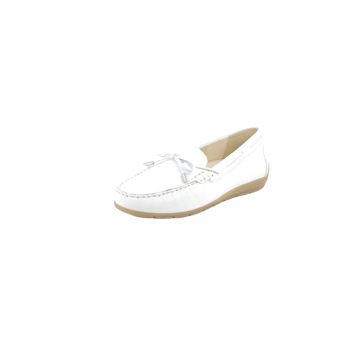 Ara derbies mocassins 1219212.10 cuir lisse blanc5156501_3