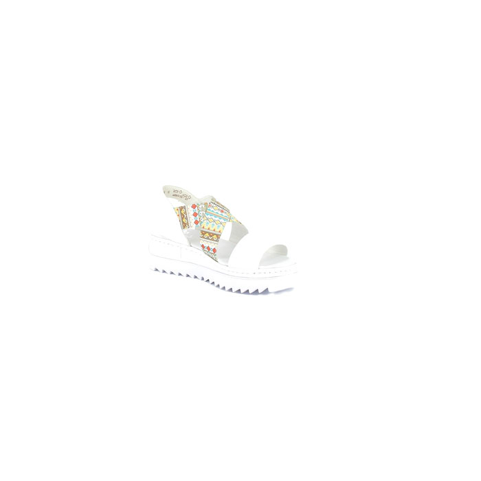 Rieker sandale v44g8.30 cuir lisse blanc elastique5159501_2