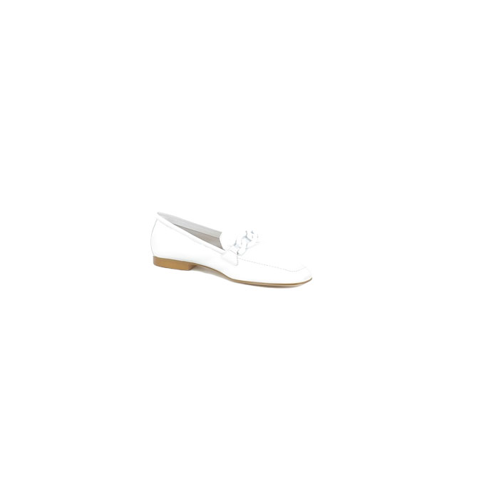 Jb martin derbies mocassins veille cuir lisse blanc5166702_2