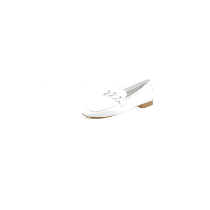 Jb martin derbies mocassins veille cuir lisse blanc5166702_3